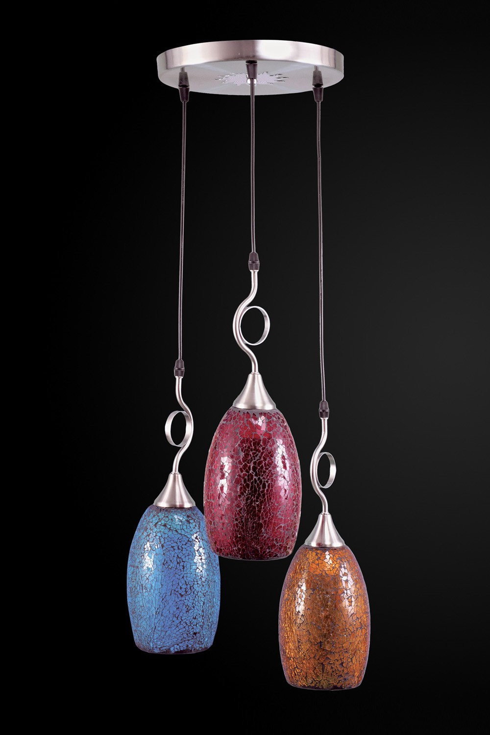 Светильник подвесной Максисвет 2-9397-3-SY E27