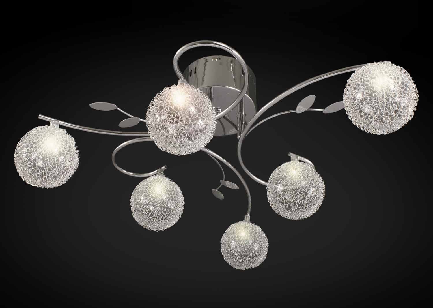 Потолочная люстра Максисвет 5028 1-5028-6-CR Y G4