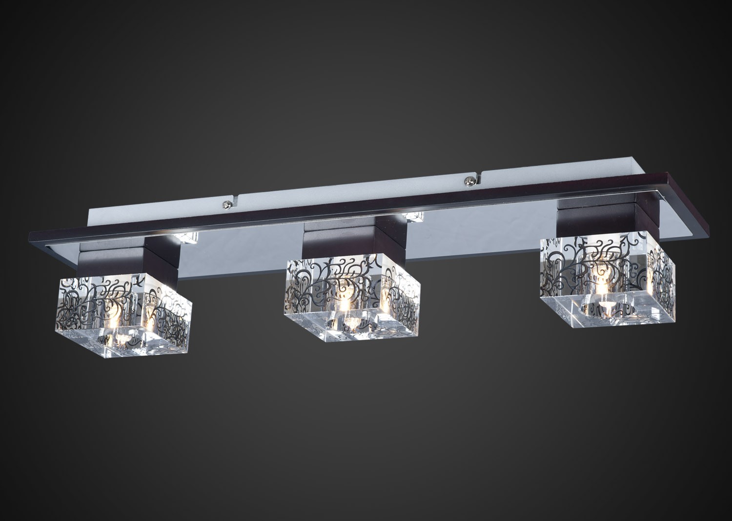 Потолочная люстра Максисвет 1-3597-3-CR+WE G9