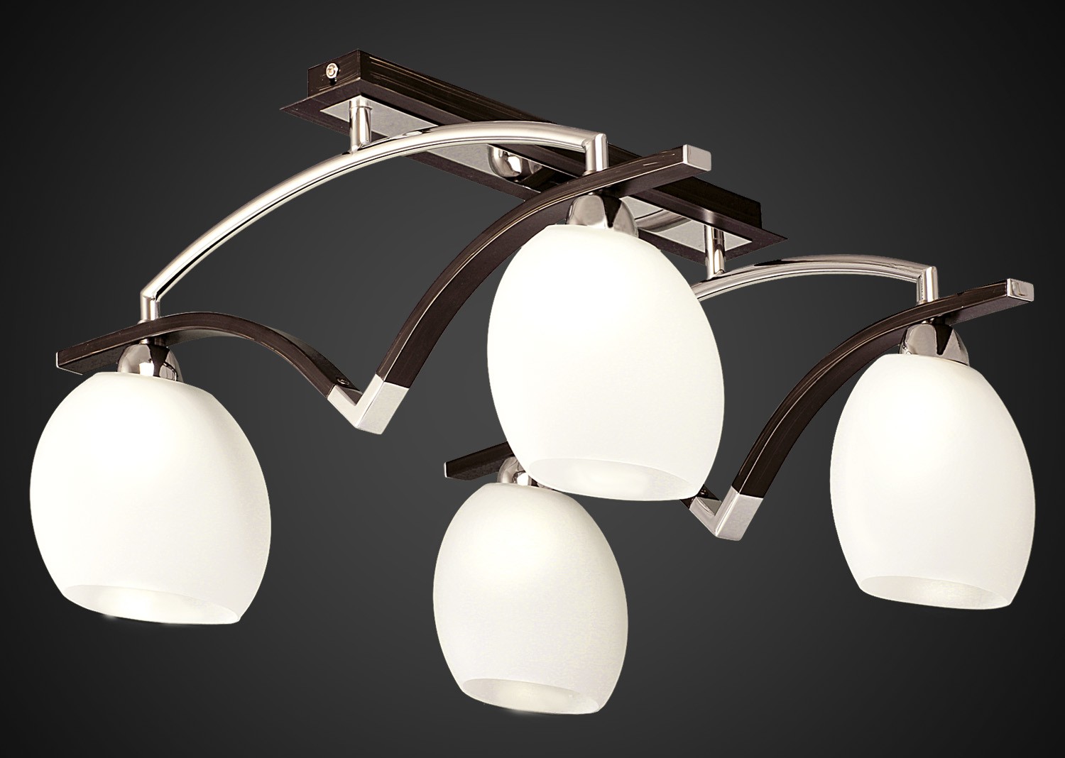 Потолочная люстра Максисвет 2692 1-2692-4-CR+DWE E14