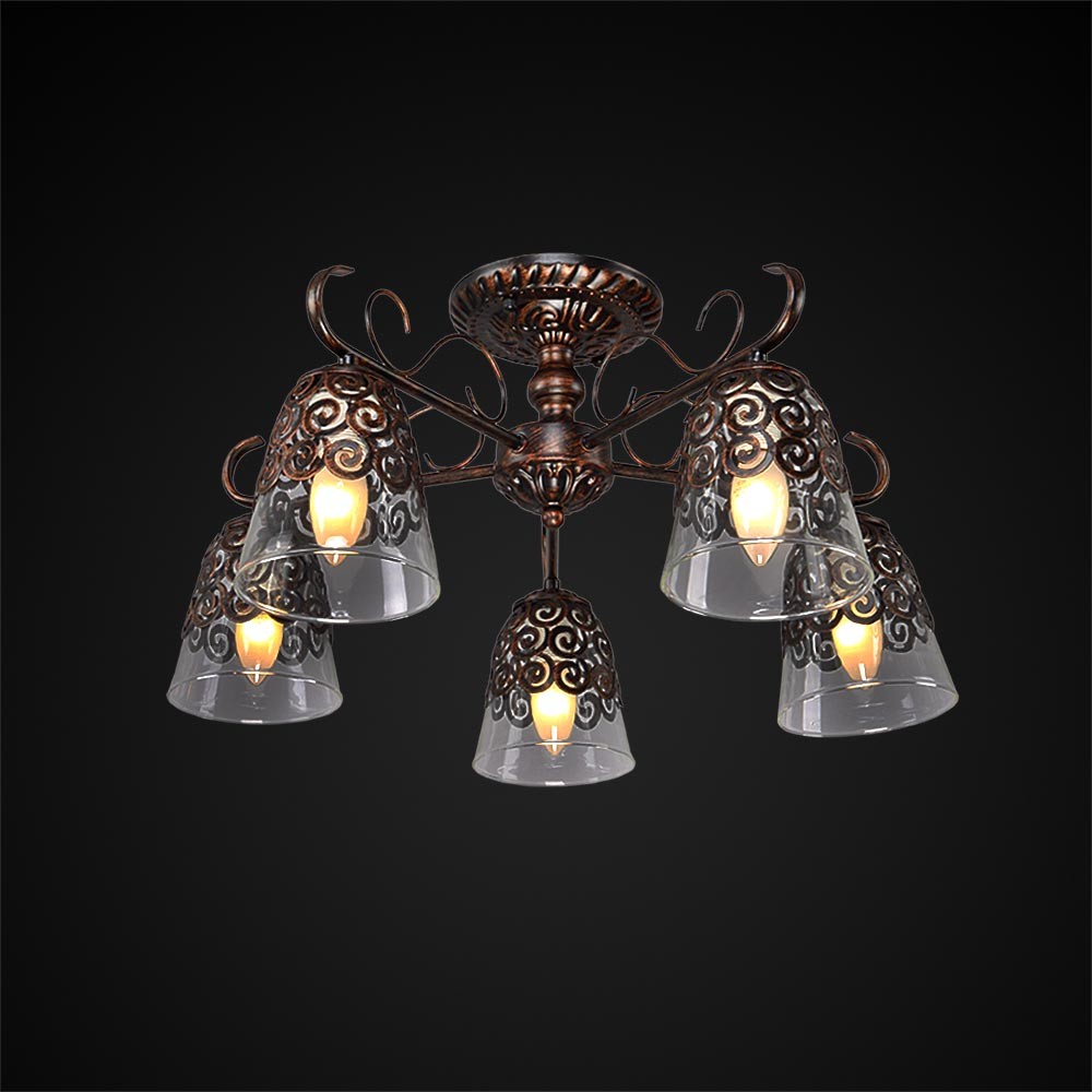 Потолочная люстра Максисвет 9375 1-9375-5-BR E14