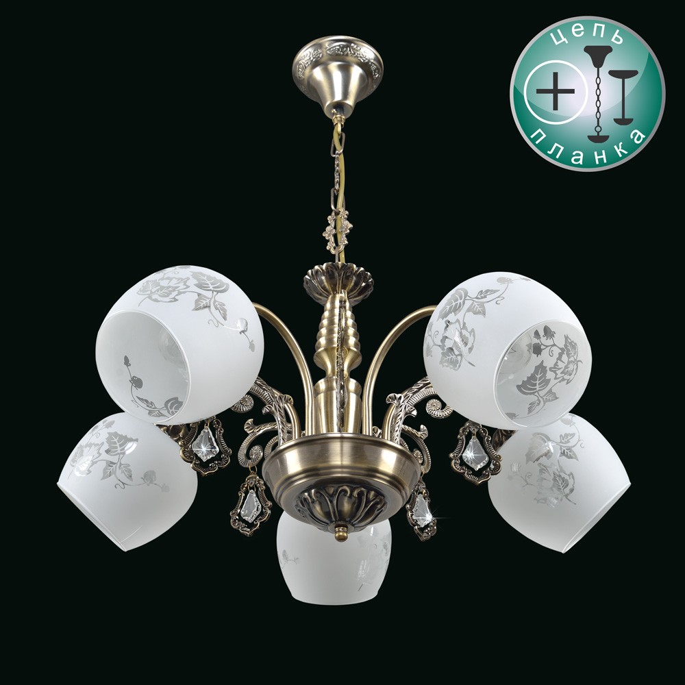 Потолочная люстра Максисвет 8840 2-8840-5-АВ E27