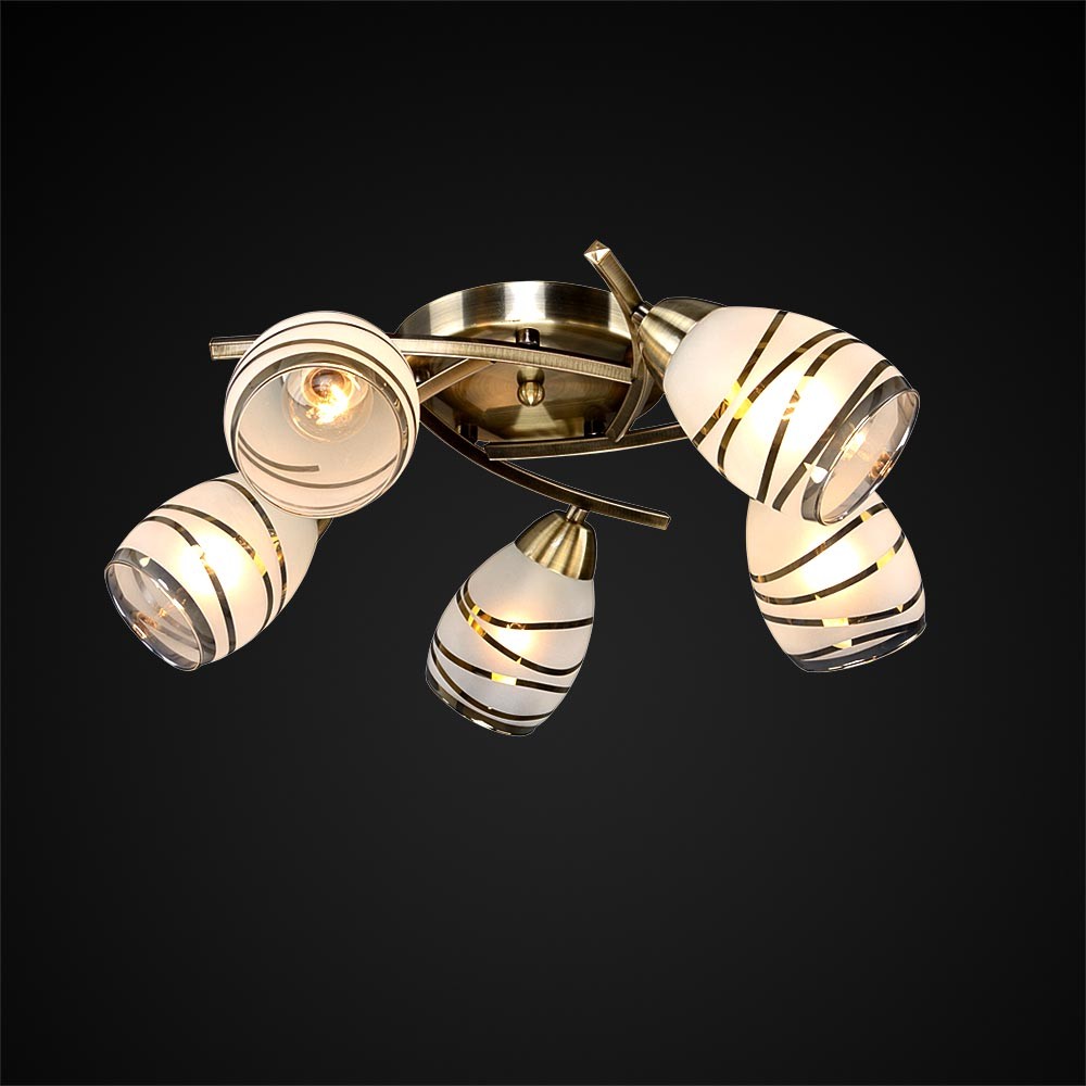 Потолочная люстра Максисвет 8666 1-8666-5-AB E14