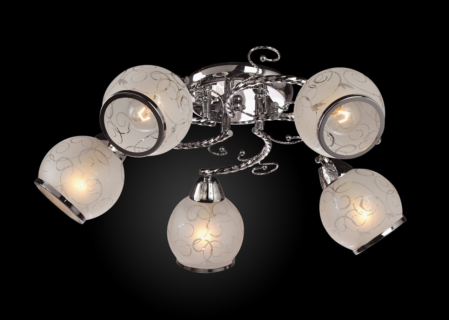 Потолочная люстра Максисвет 1063 1-1063-5-CR E14