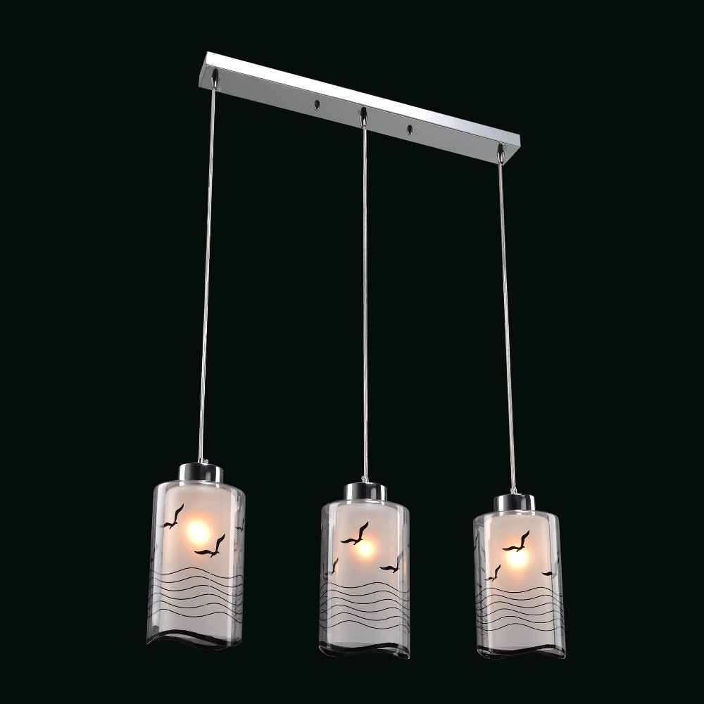 Светильник с птичками 4965 2-4965-3-CR E27 Максисвет