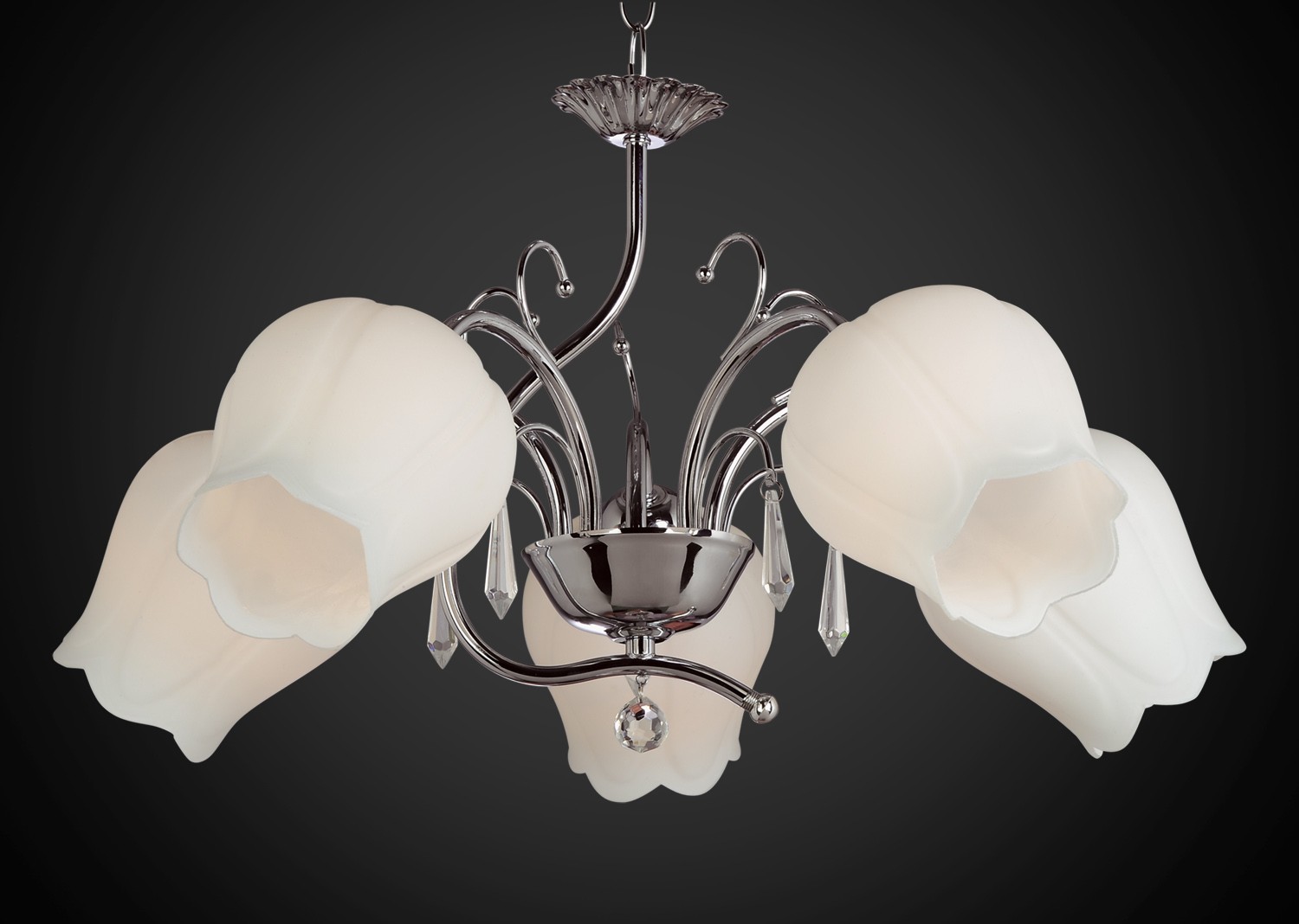 Подвесная люстра Максисвет 2-4654-5-CR E27