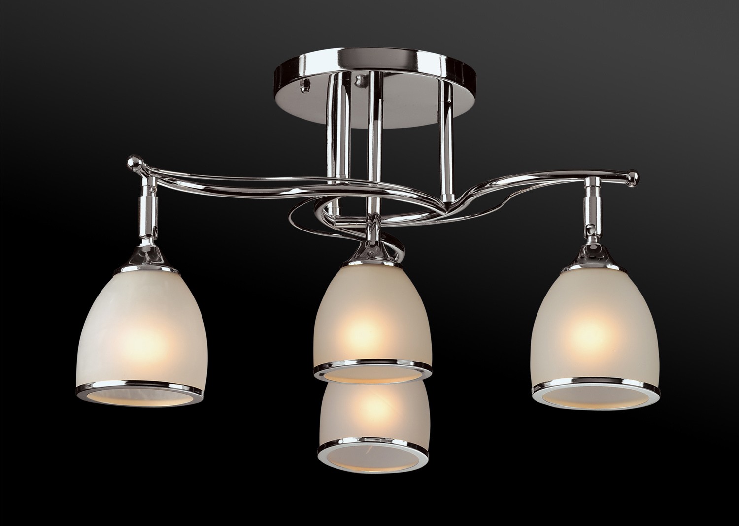 Потолочная люстра Максисвет 9617 1-9617-3+1-CR E27