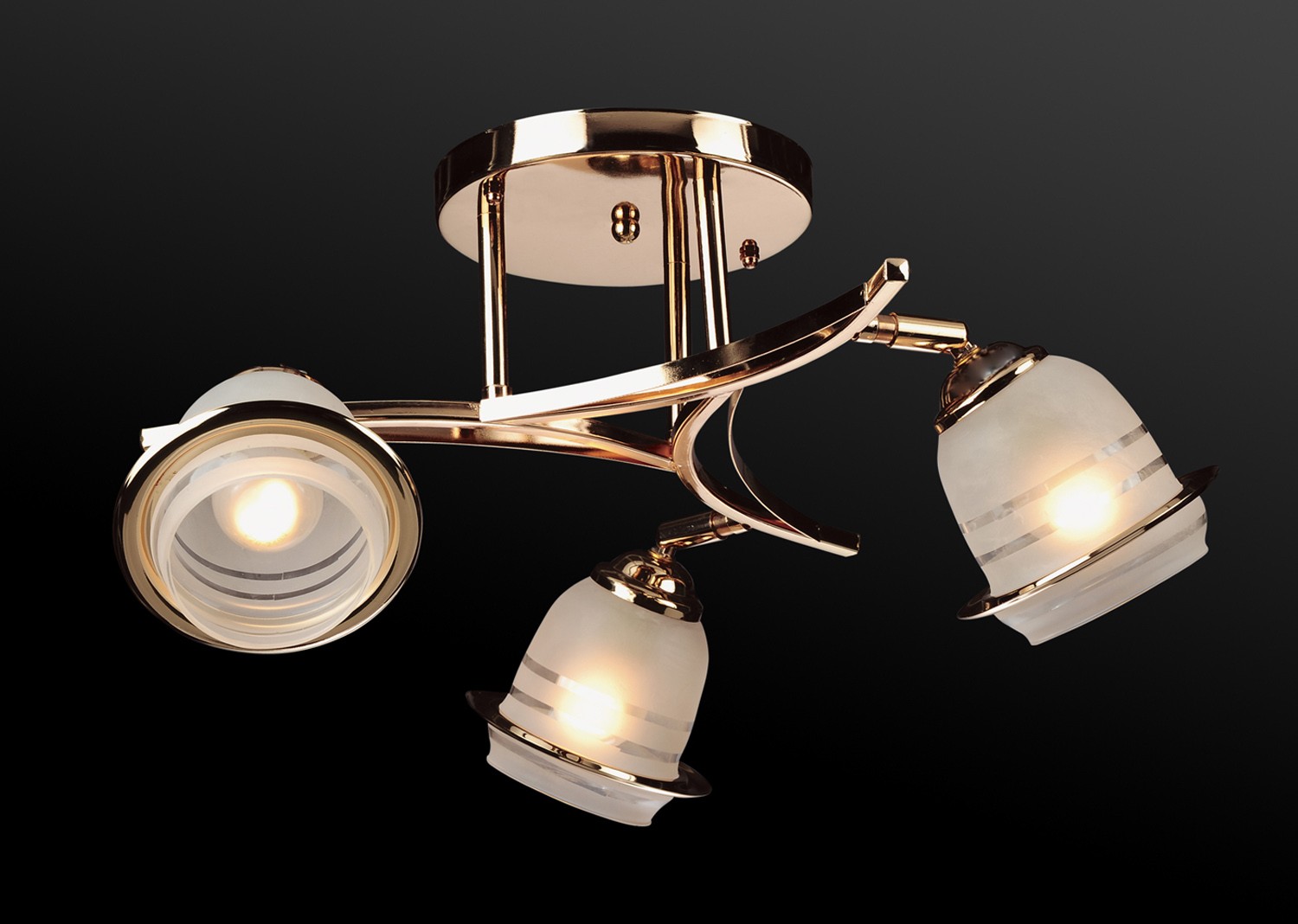 Потолочная люстра Максисвет 9611 1-9611-3-FG E27