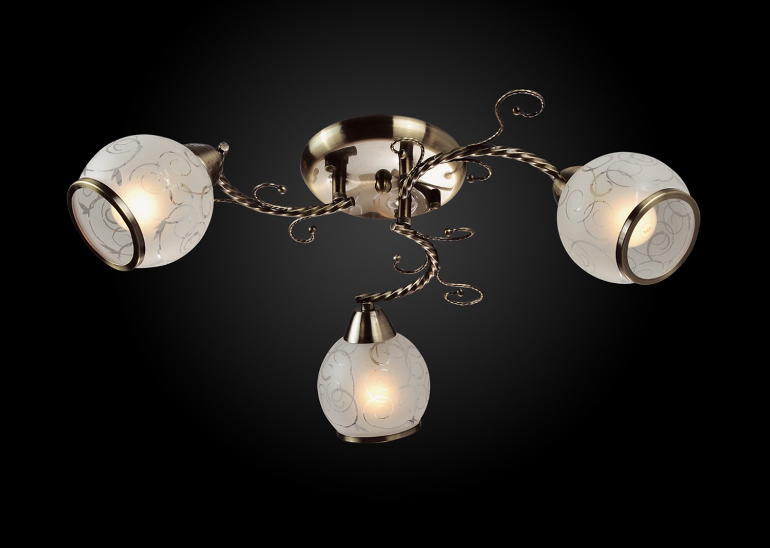 Потолочная люстра Максисвет 1063 1-1063-3-AB E14