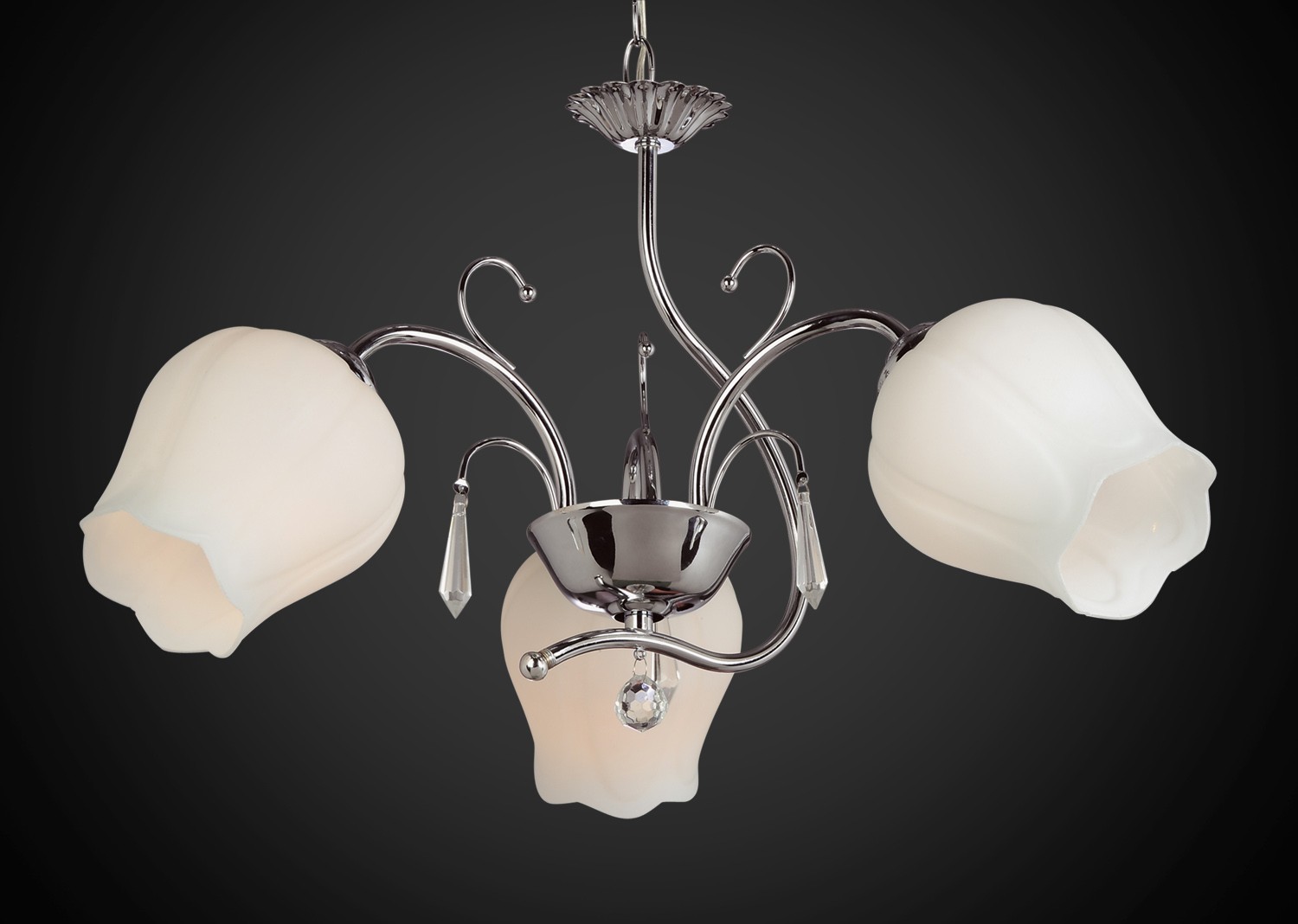 Подвесная люстра Максисвет 2-4654-3-CR E27