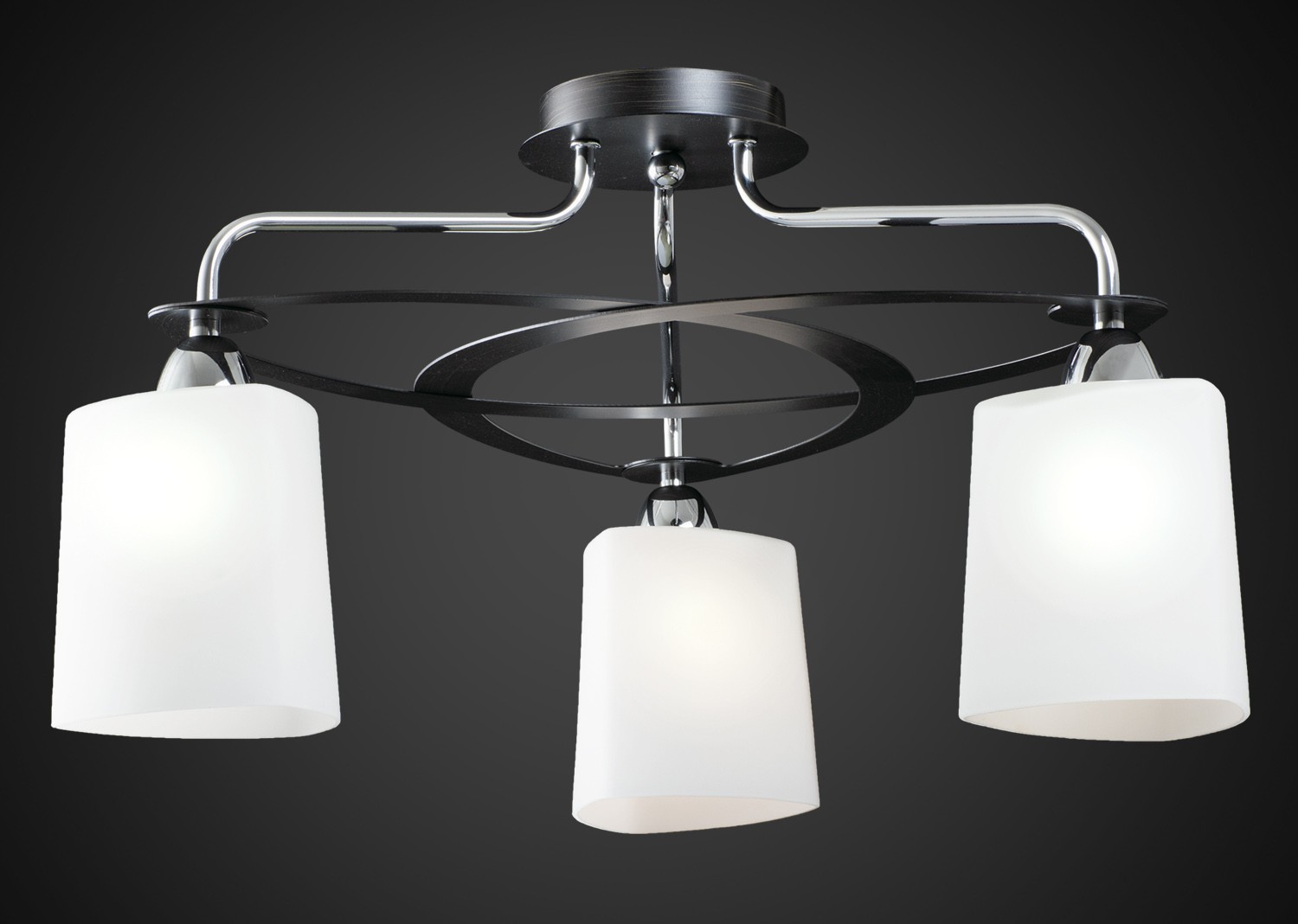 Потолочная люстра Максисвет 1036 1-1036-3-CR+DWE E14