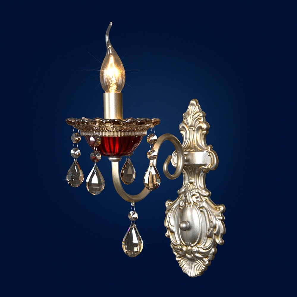 Настенное бра Максисвет 3-8005-1-YN+BR E14