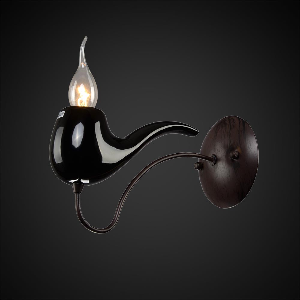 Бра курительная трубка 5120 3-5120-1-BK E14 Максисвет