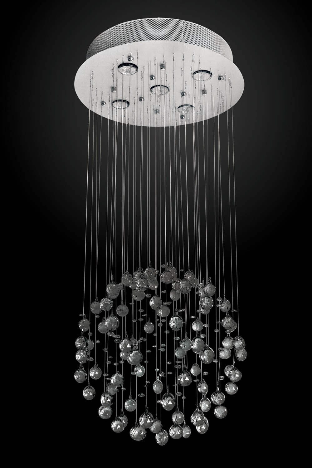 Люстра каскадная Максисвет 1-9814-5-CR GU10