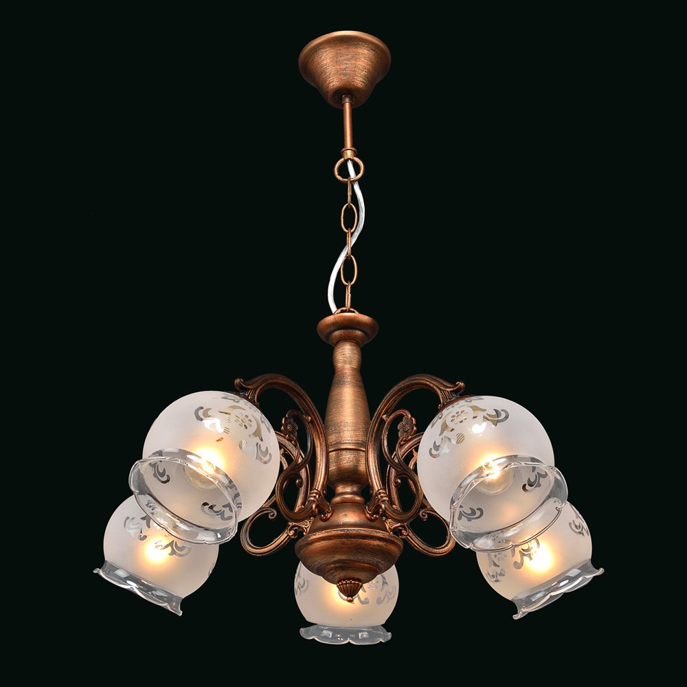 Подвесная люстра Максисвет 2-3960-5-BKS E27