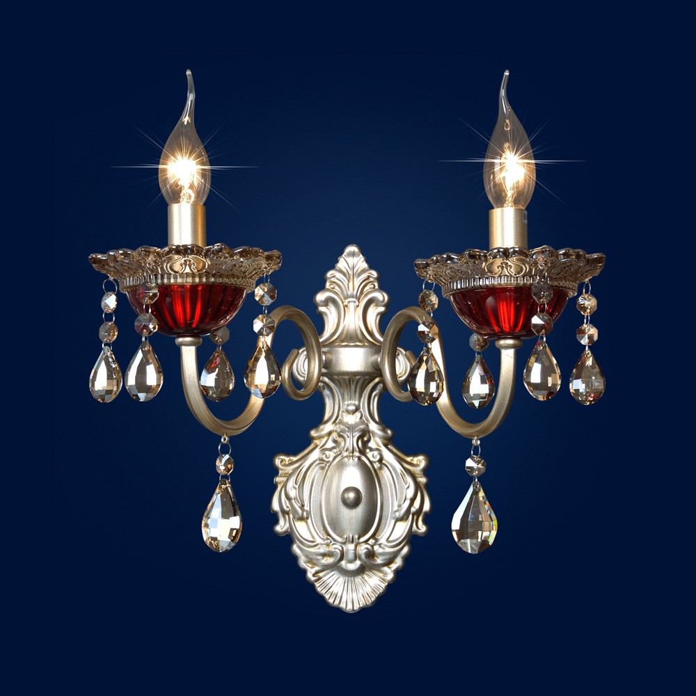 Настенное бра Максисвет 3-8005-2-YN+BR E14