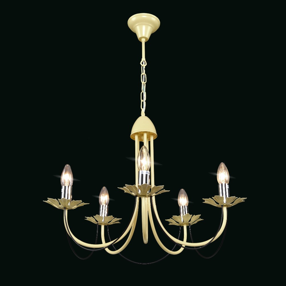 Подвесная люстра Максисвет 2-3600-5-WH+FG E14