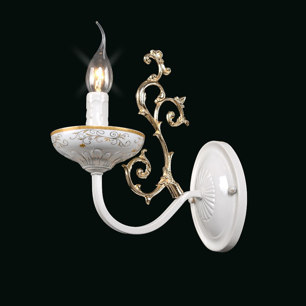 Настенное бра Максисвет 3-3600-1-WH+FG E14