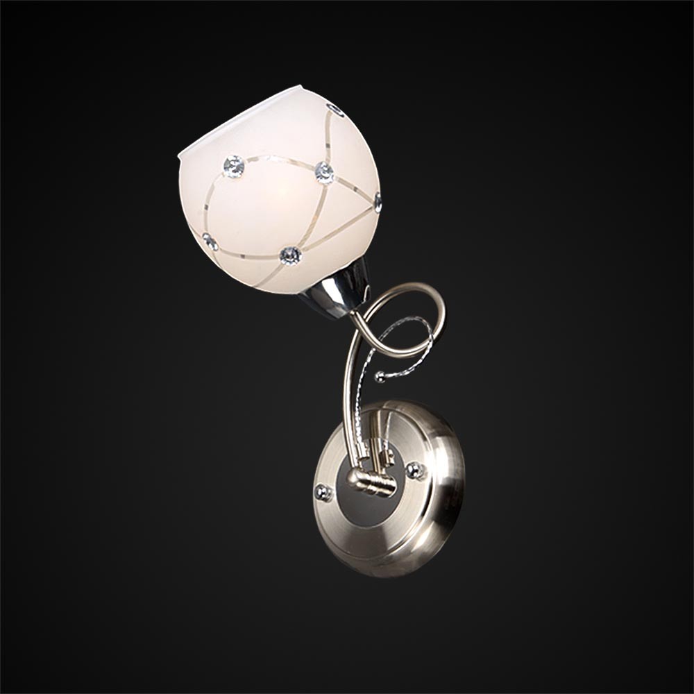 Настенное бра Максисвет 3-9390-1-ST+CR E14