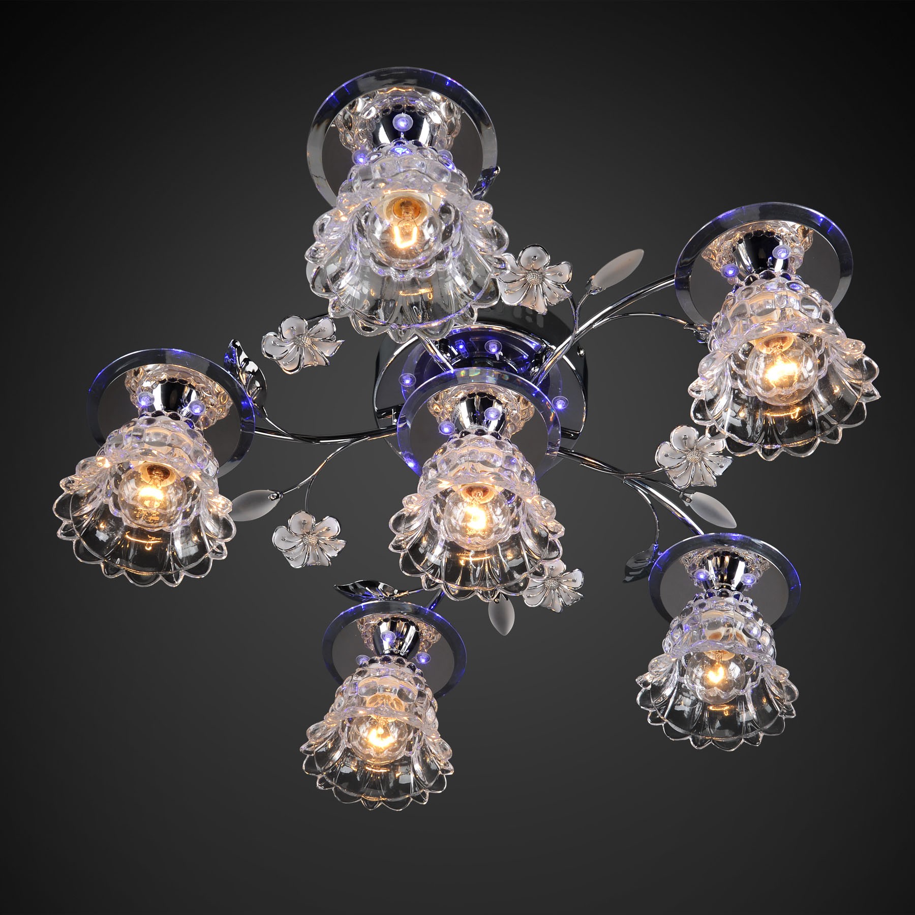 Потолочная люстра Максисвет 1-7450-5-CR-LED Y E14