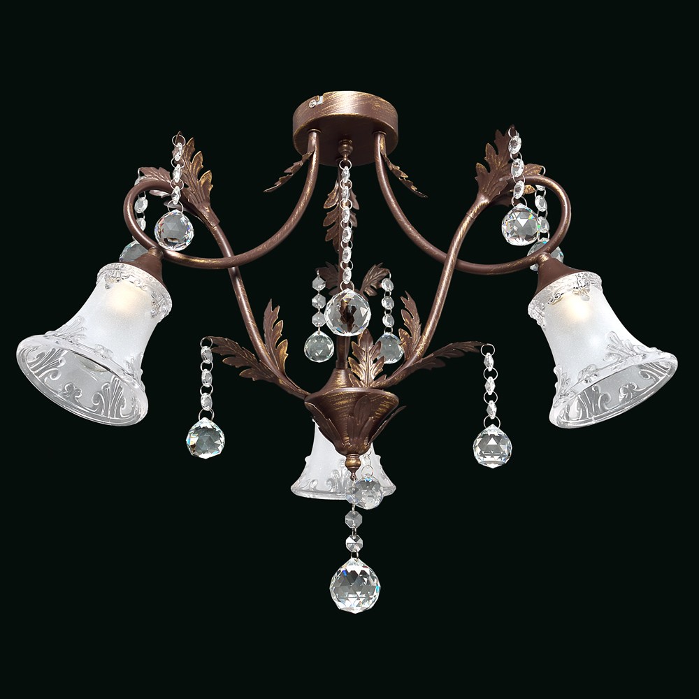 Потолочная люстра Максисвет 4560 1-4560-3-BKS E14