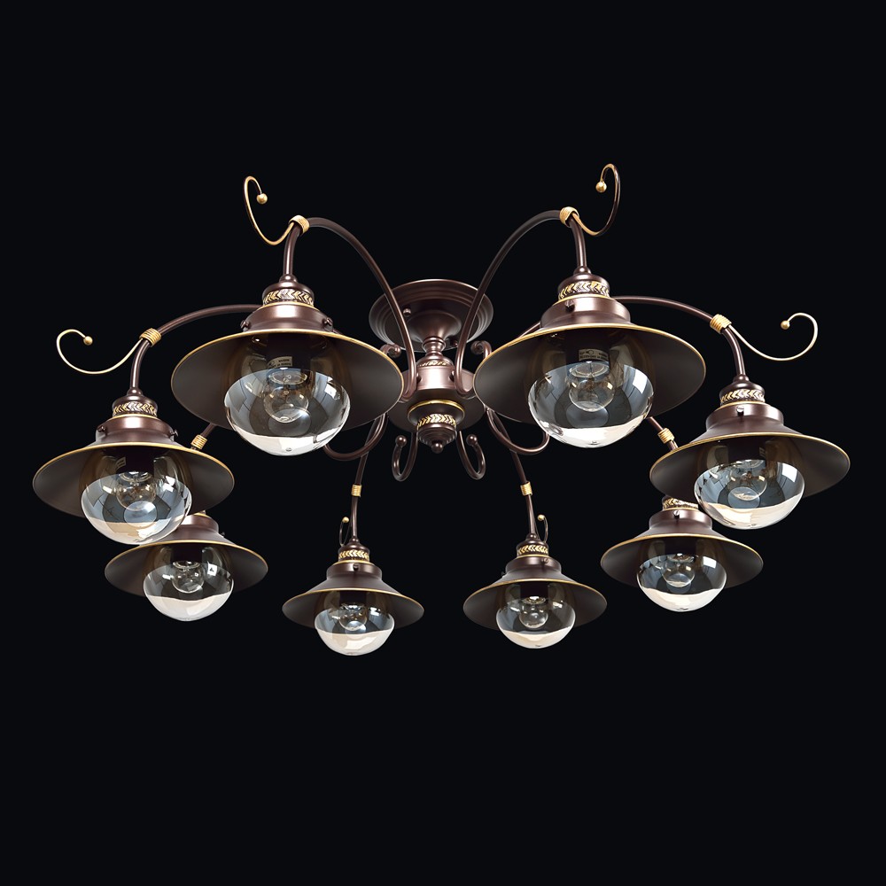 Потолочная люстра Максисвет 4565 1-4565-8-CF E27