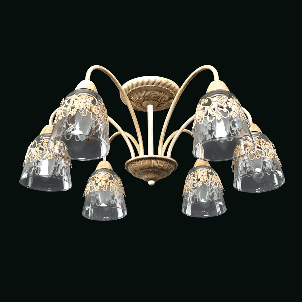 Потолочная люстра Максисвет 8860 1-8860-6-WHS E14