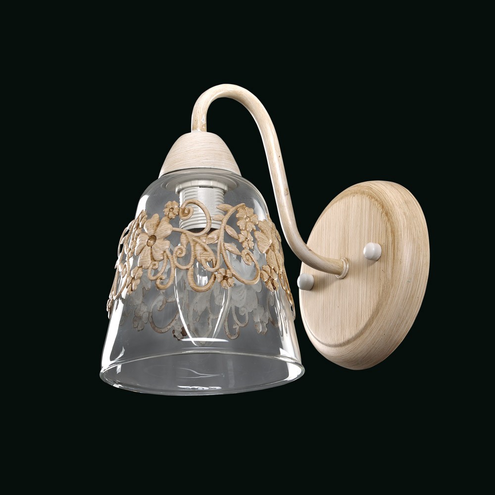 Бра с цветочками 8860 3-8860-1-WHS E14 Максисвет