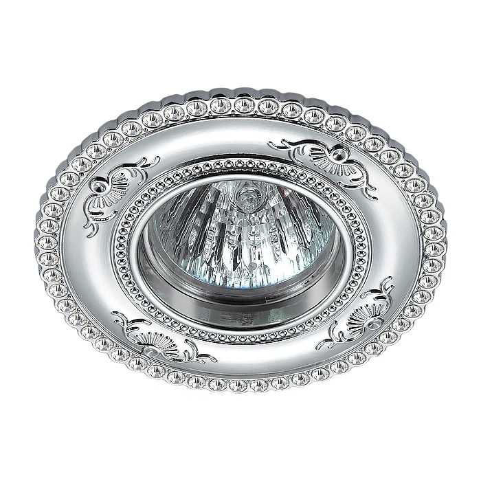 Встраиваемый светильник с узорами Candi 370338 Novotech