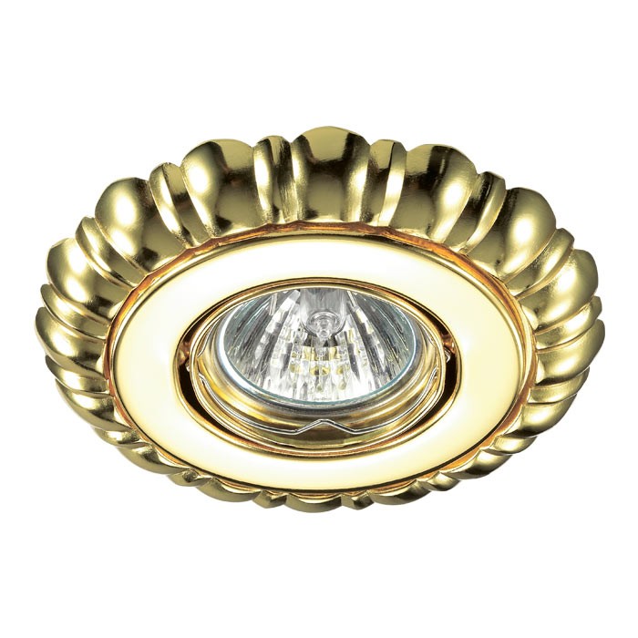 Встраиваемый светильник с узорами Ligna 370282 Novotech