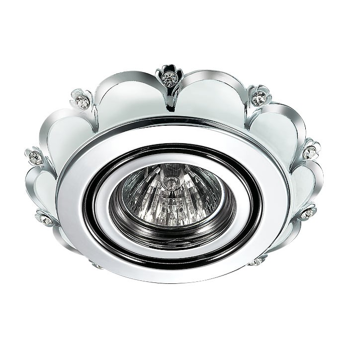 Встраиваемый светильник с узорами Grain 370296 Novotech