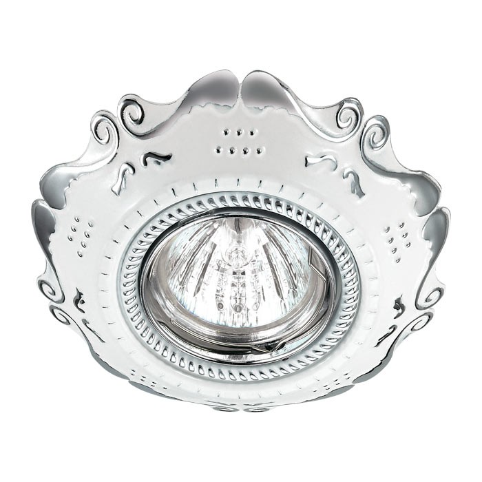 Встраиваемый светильник с узорами Forza 370314 Novotech