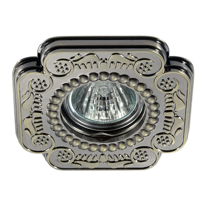 Встраиваемый светильник с узорами Ligna 370284 Novotech