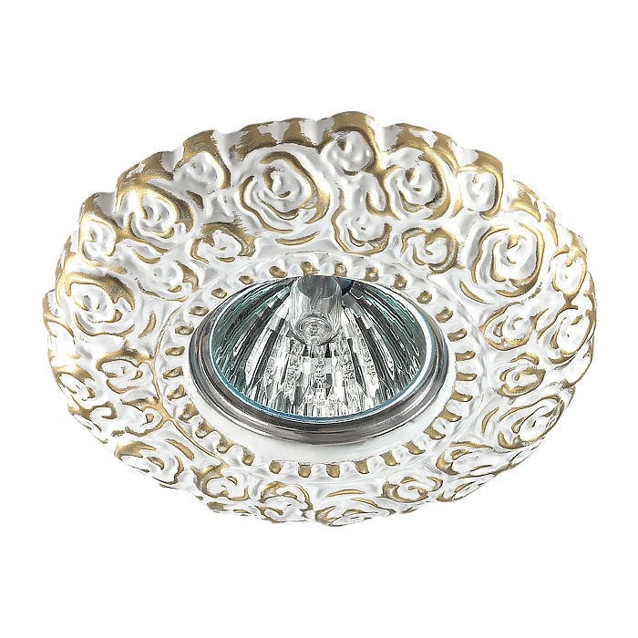 Встраиваемый светильник с узорами Fiori 370311 Novotech