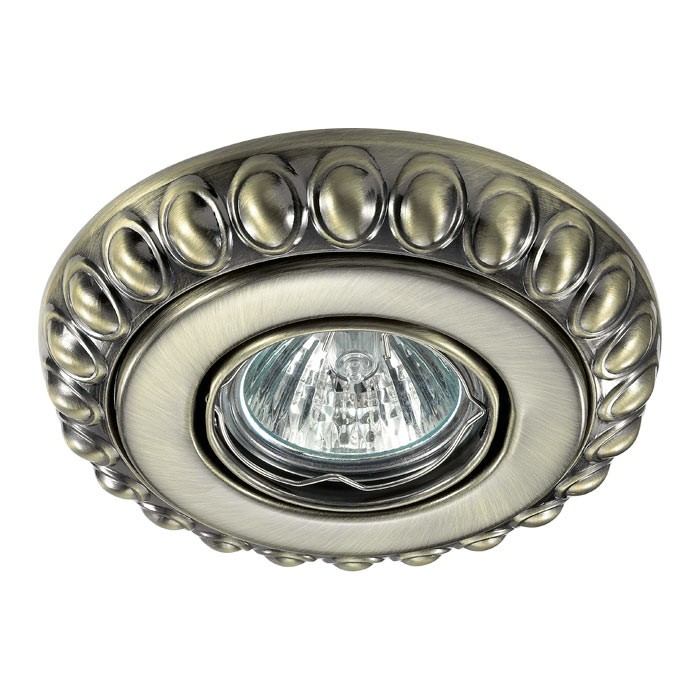 Встраиваемый светильник с узорами Ligna 370304 Novotech