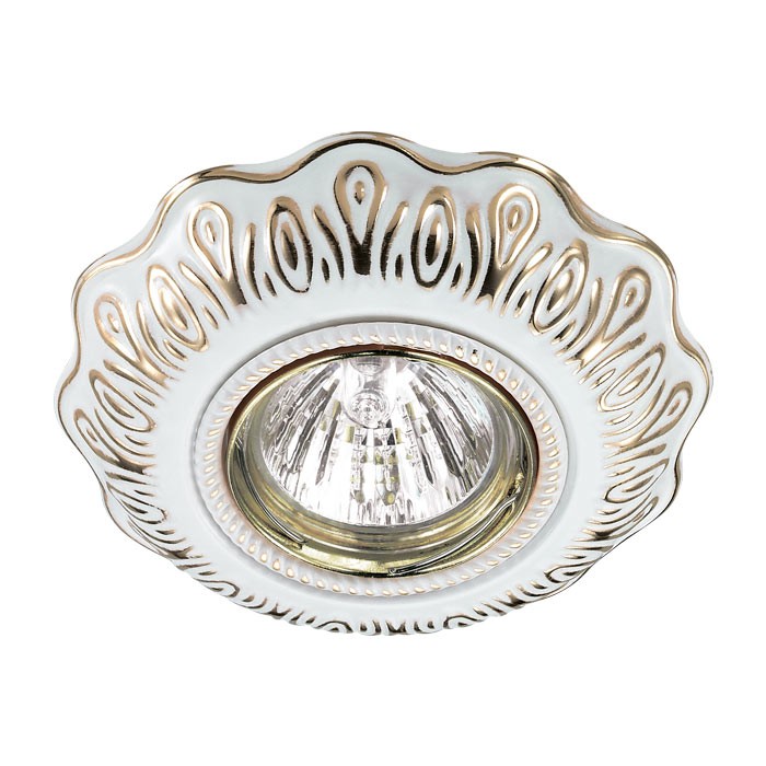 Встраиваемый светильник с узорами Forza 370319 Novotech