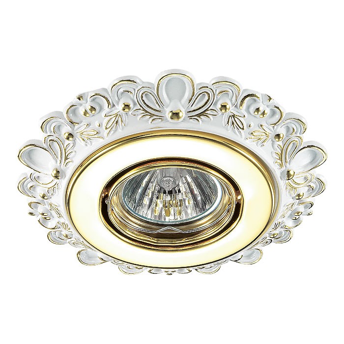 Встраиваемый светильник с узорами Ligna 370271 Novotech