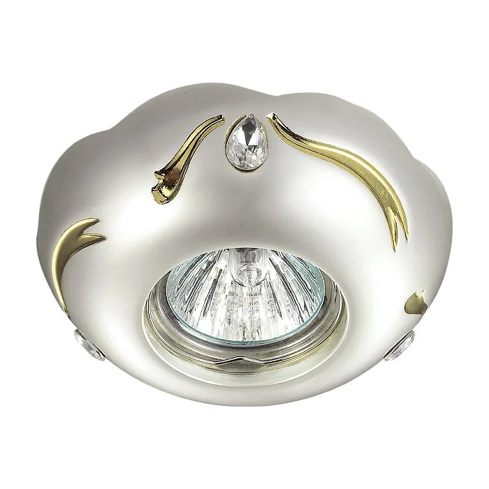 Встраиваемый светильник с узорами Grain 370288 Novotech