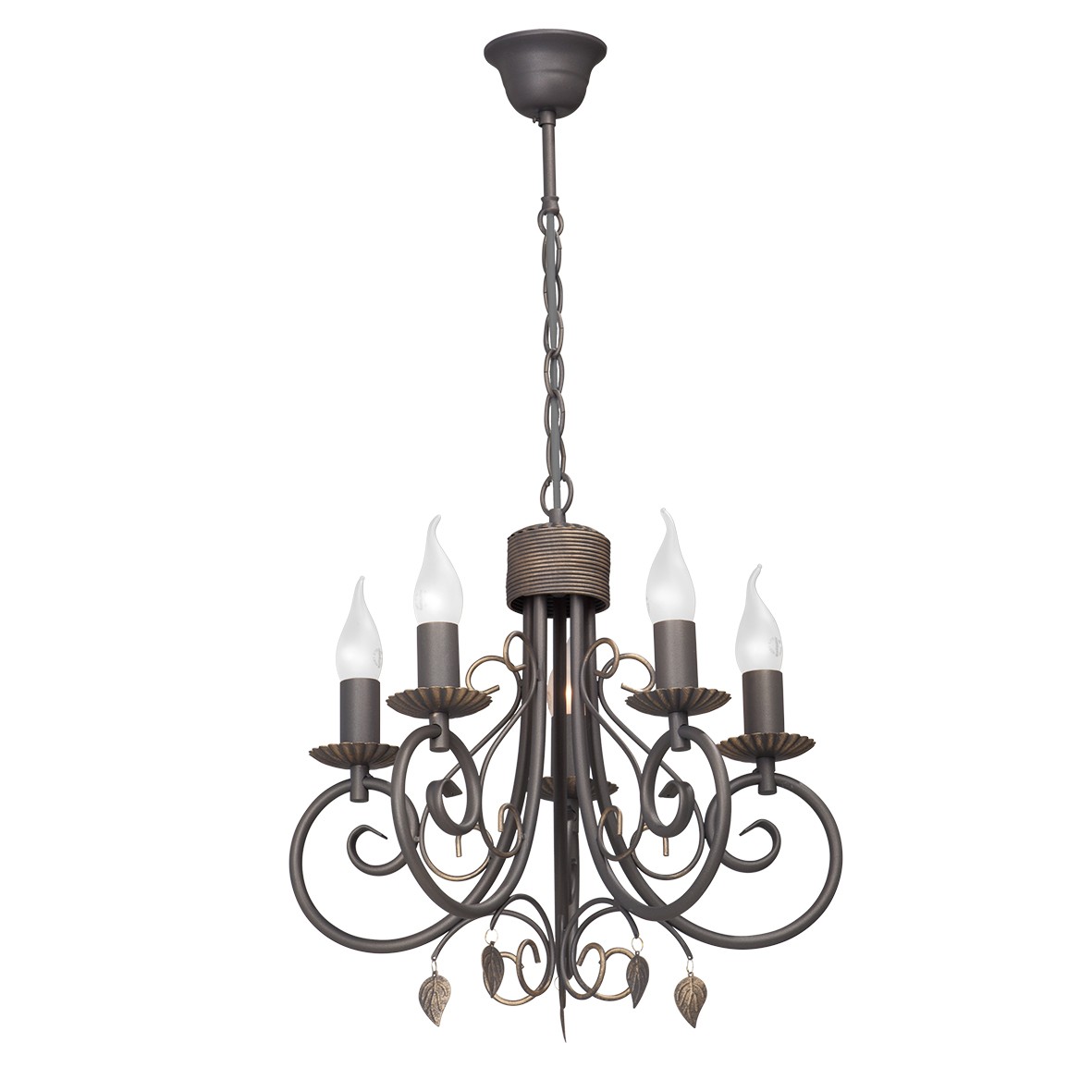 Люстра подвесная с цветочками V1016 V1016/5 Vitaluce