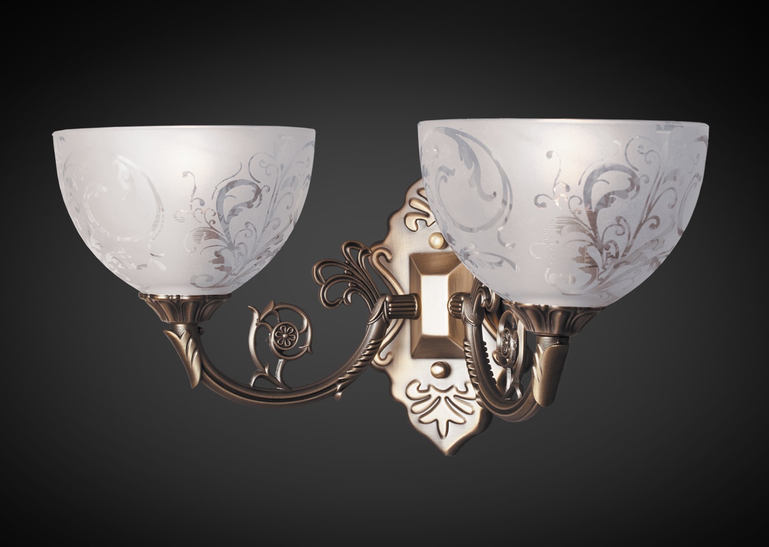 Настенное бра Максисвет 3-3088-2-AB E14