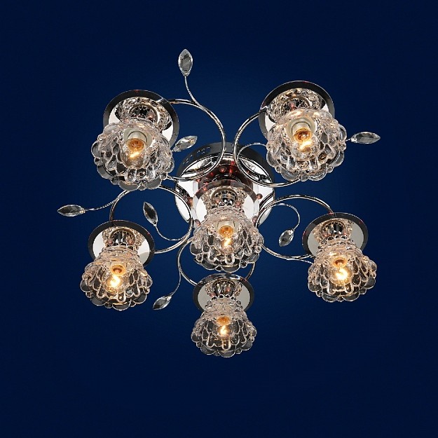 Потолочная люстра Максисвет 7441 1-7441-6-CR-LED Y E14