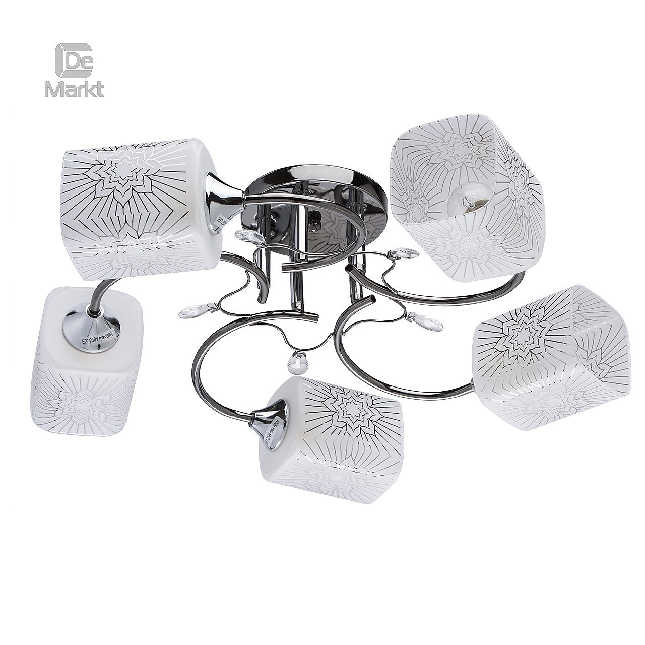 Потолочная люстра De Markt Тетро 673012905