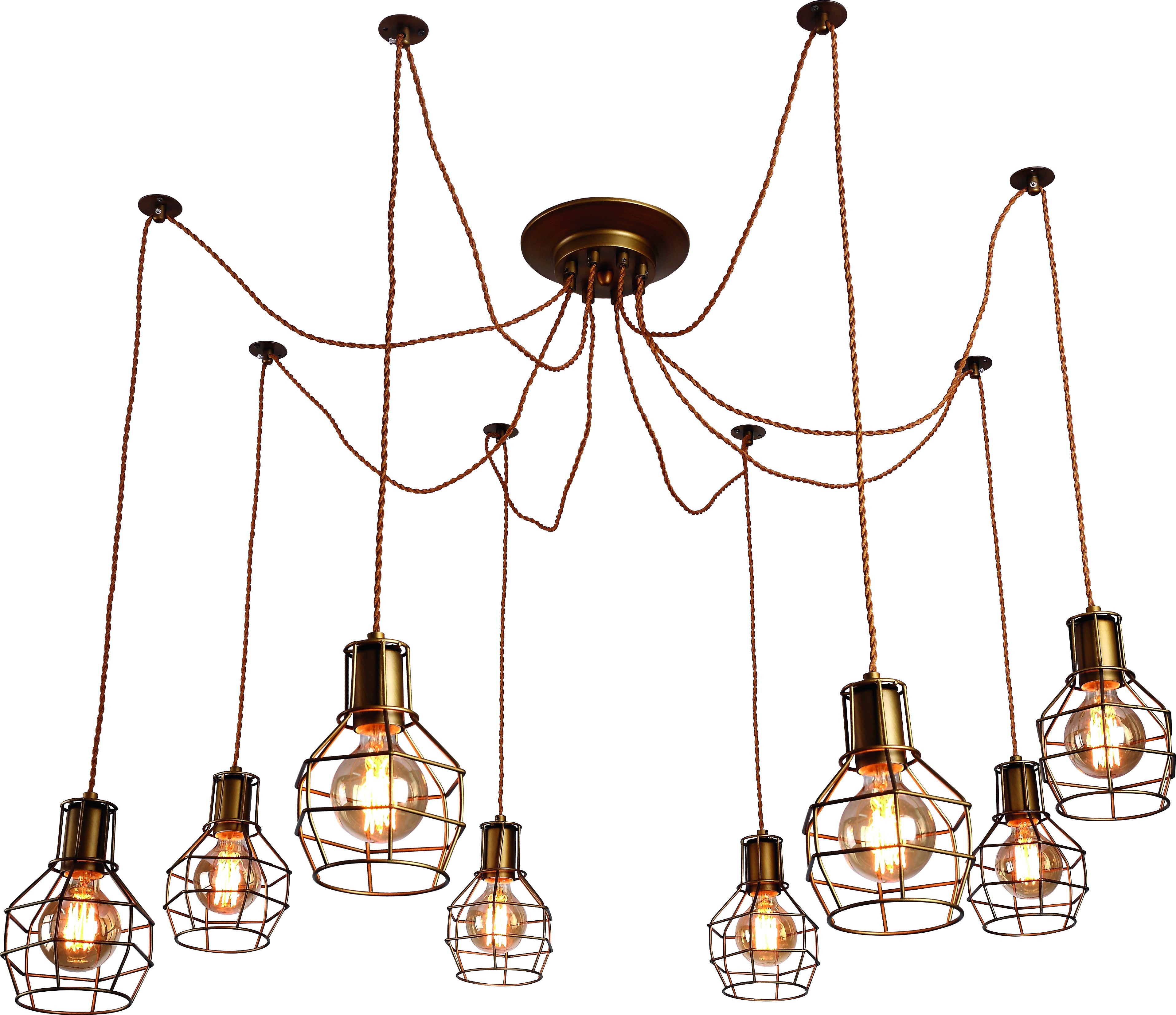 Люстра в форме паука Interno A9182SP-8BZ Arte Lamp