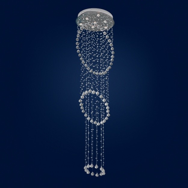 Люстра каскадная Максисвет 1-8816-7-CR Y GU10