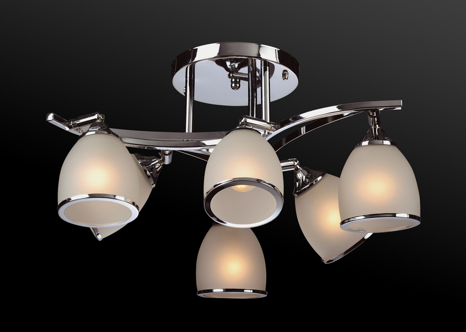 Потолочная люстра Максисвет 9617 1-9617-6-CR E27