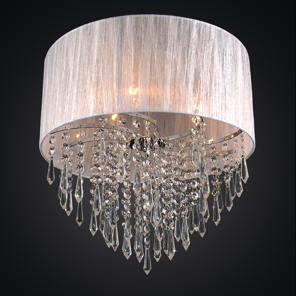 Потолочная люстра Максисвет 0255 2-0255-3-CR+WH E14