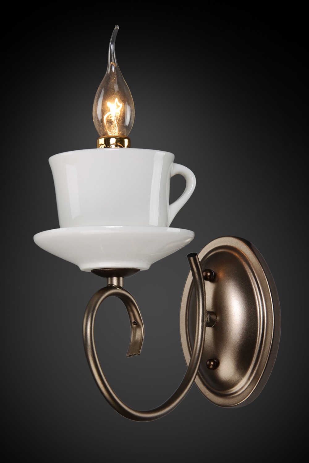 Бра с чашками 2202 3-2202-1-BR E14 Максисвет