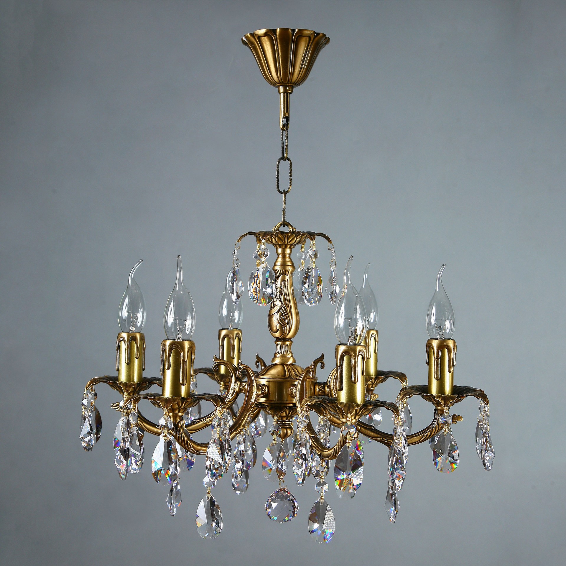 Подвесная люстра Ambiente Benisa 2226/6 AB Tear drop