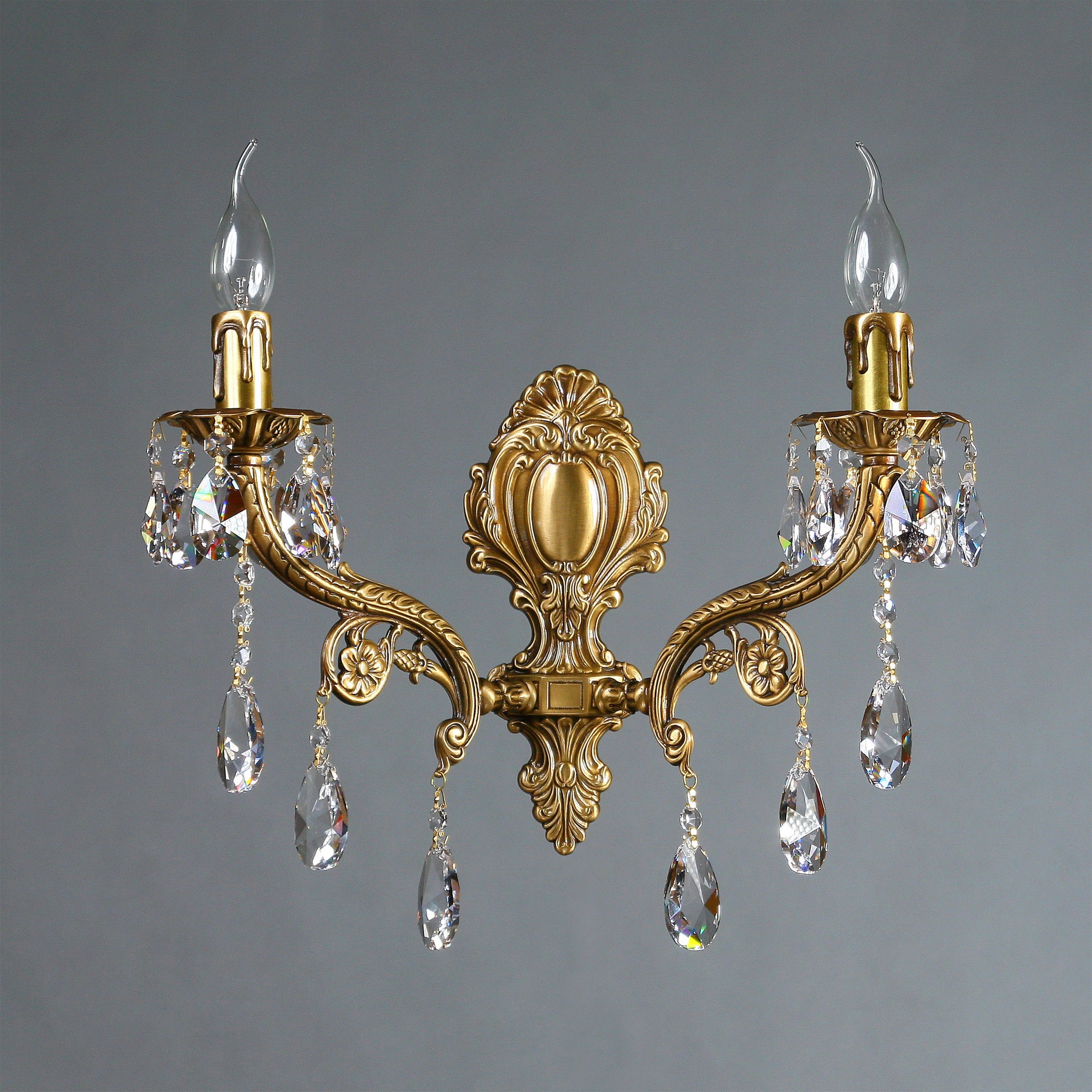 Настенное бра Ambiente Ferro 8828/2 AB Tear drop