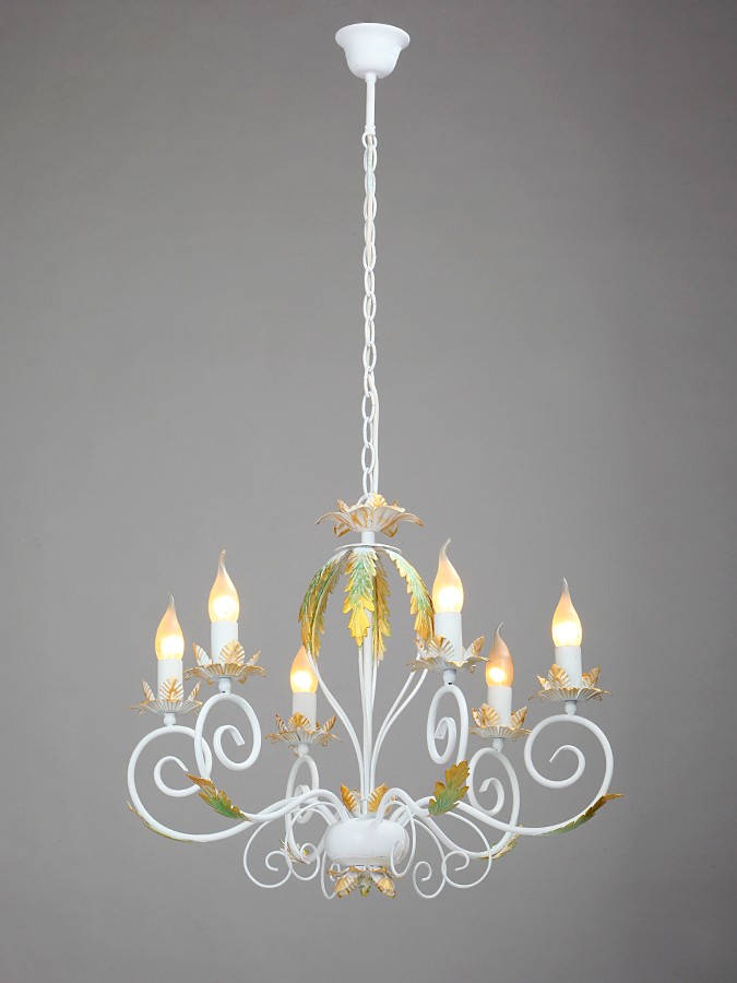 Люстра подвесная с цветочками V1628 V1628/6 Vitaluce